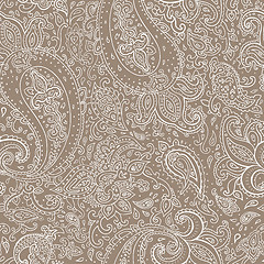 Image showing Seamless Paisley background.