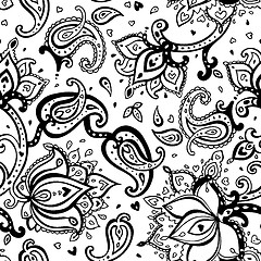 Image showing Seamless Paisley background.