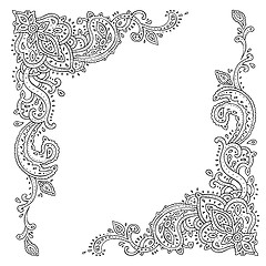 Image showing Paisley. Ethnic ornament.