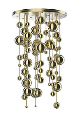 Image showing Gold chandelier