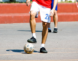 Image showing Holding the Ball