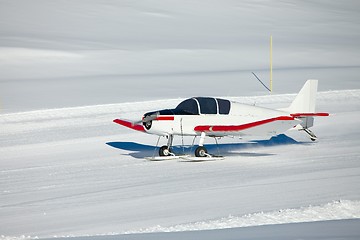 Image showing Snowplane