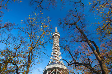 Image showing Famous Lookout tower on Petrin Hill in Prague