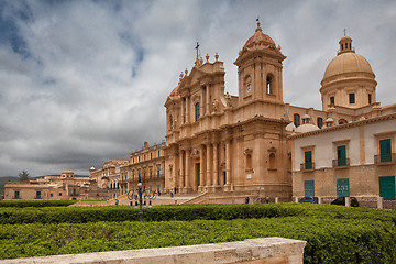 Image showing Cathedral in old town Noto, Sicily, Italy