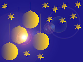 Image showing christmas balls