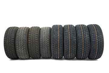 Image showing Tyre sets