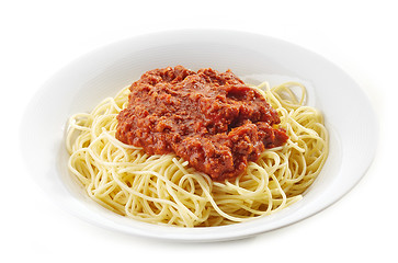 Image showing Spaghetti bolognese