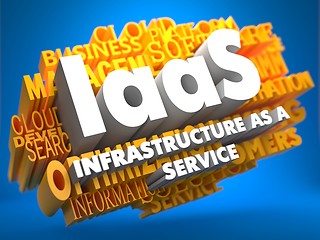 Image showing IAAS. Wordcloud Concept.