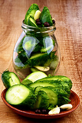 Image showing Pickled Cucumbers