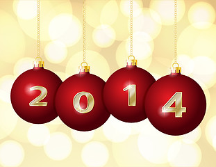 Image showing Glass Christmas Balls 2014