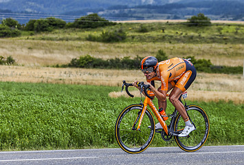 Image showing The Cyclist Mikel Astarloza