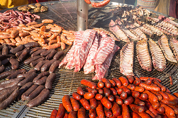 Image showing Hearty Spanish barbecue