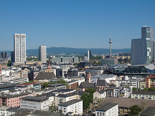 Image showing Aerial view of Frankfurt