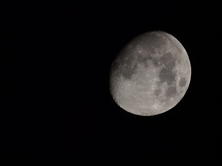 Image showing Near full moon