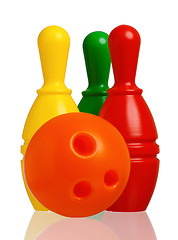 Image showing Toy bowling