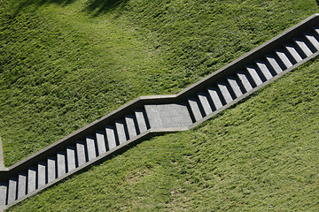 Image showing Stone staircase