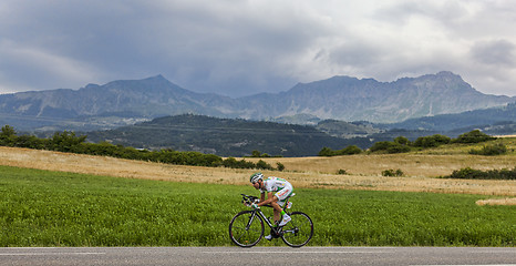 Image showing The Cyclist Maxime Mederel