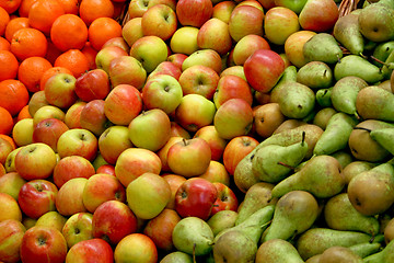 Image showing Apples and peaches