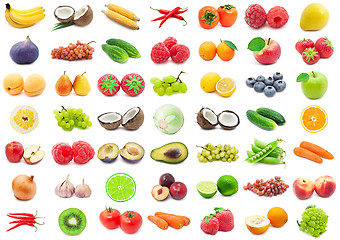 Image showing Fruits and Vegetables