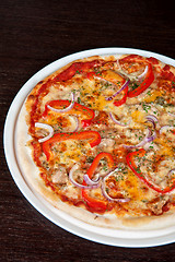 Image showing meat pizza