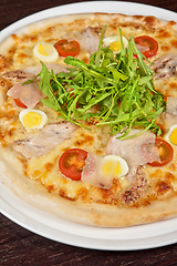 Image showing meat pizza