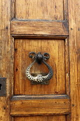 Image showing Old door knocker