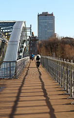 Image showing Andrew pedestrian bridge in Moscow