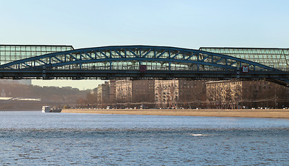 Image showing stock_Andrew pedestrian bridge in Moscow