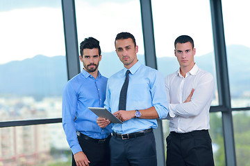 Image showing business people group in a meeting at office