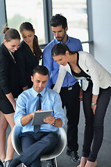 Image showing business people group in a meeting at office