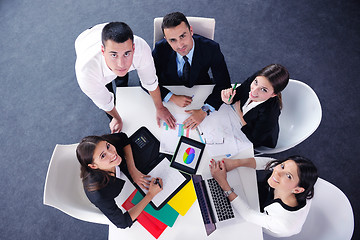 Image showing business people group in a meeting at office