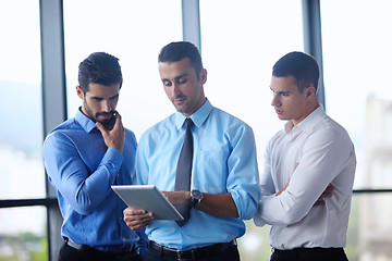 Image showing business people group in a meeting at office