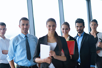 Image showing business people group in a meeting at office