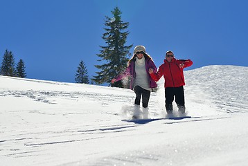 Image showing young couple on winter vacation