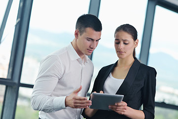 Image showing business people group in a meeting at office