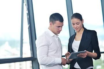 Image showing business people group in a meeting at office