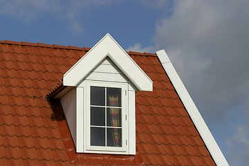 Image showing Red roof