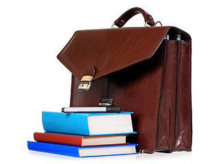 Image showing Leather briefcase