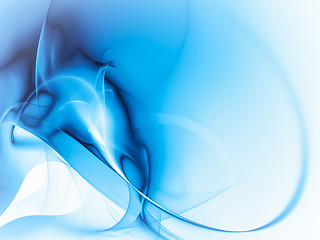 Image showing blue abstract graphic