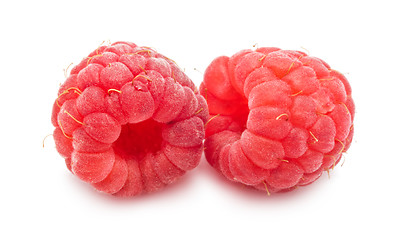 Image showing Fresh raspberries