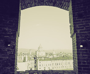 Image showing Vintage sepia Turin, Italy