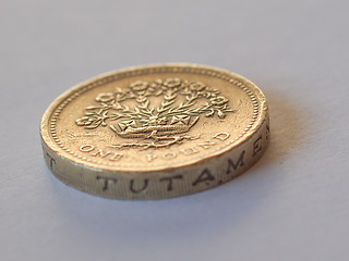 Image showing British pound coin