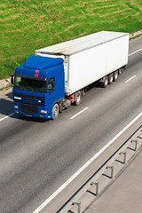 Image showing Truck on highway