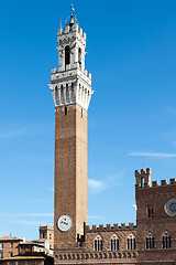 Image showing Tower in Siena Italy