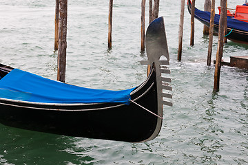 Image showing Gondolas in Venice