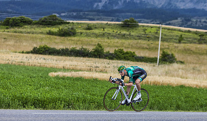 Image showing The Cyclist Pierre Rolland