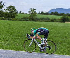 Image showing The Cyclist Pierre Rolland