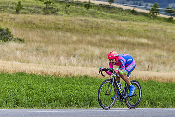 Image showing The Cyclist Jose Rodolfo Serpa Perez