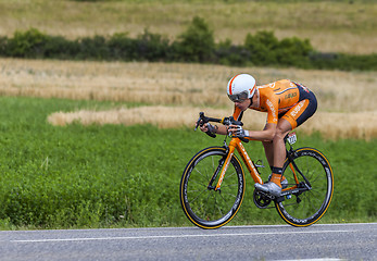 Image showing The Cyclist Igor Anton Hernandez 