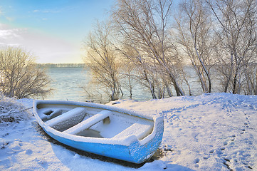 Image showing boat near danube river